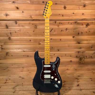 Fender American Professional Classic Stratocaster HSS Electric Guitar - Faded Black image 2