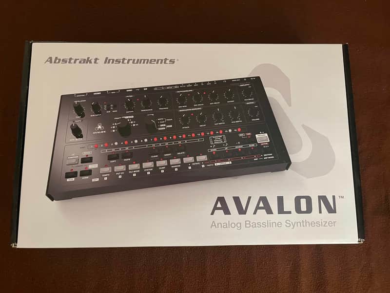 Abstrakt Instruments - Avalon Bassline (white, blue leds) + manual, original box (all like new) image 1