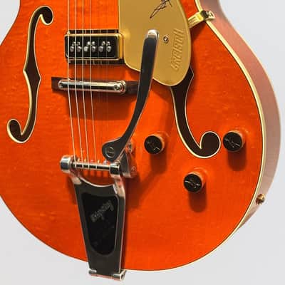 Gretsch G6120DE Duane Eddy Hollow Body Bigsby MIJ Electric Guitar - Desert Sunrise Lacquer image 5
