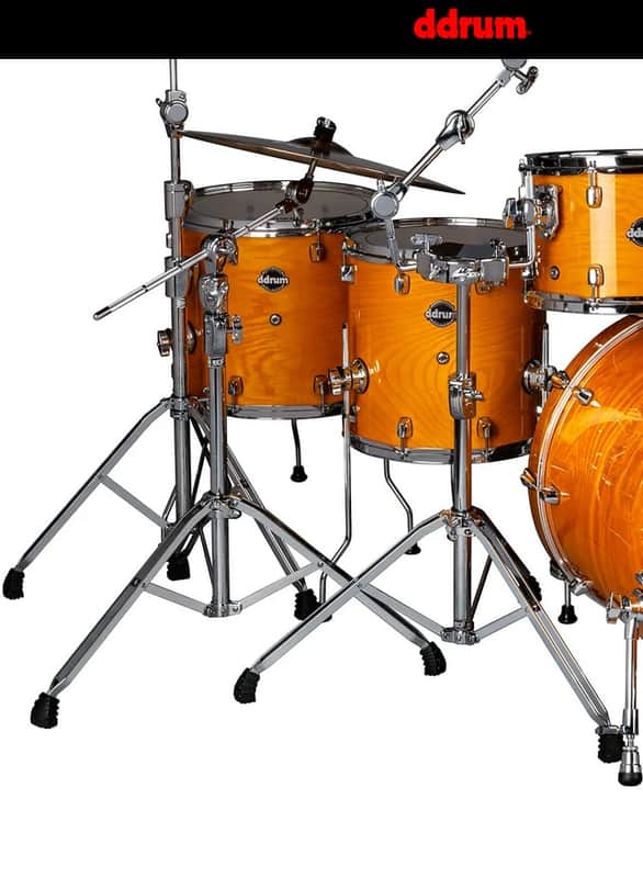 ddrum Dominion 16x18 FloorTom Gloss Natural DM ASH FT 16X18 GN image 1