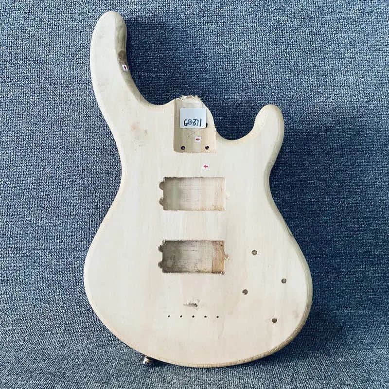 Unfinished Basswood 4 String Bass Body image 1