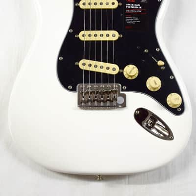 Fender American Performer Stratocaster with Rosewood Fretboard - Arctic White image 3