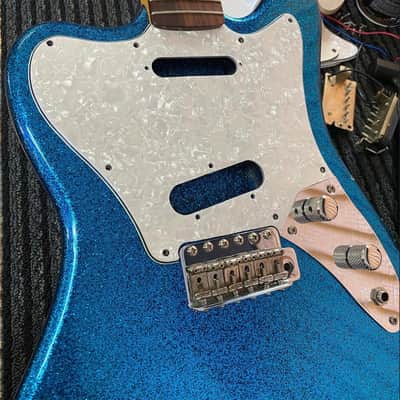 Squier Vista Super-Sonic Texas Special Tele pickups Blue Sparkle image 5