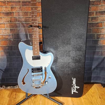 Tagima Brazil Jet Blues Deluxe Lake Placid Blue w/ OHSC image 1