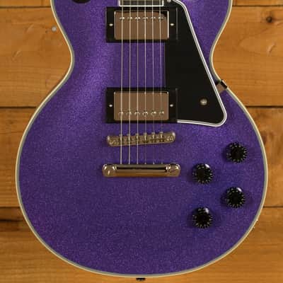 Epiphone Inspired By Gibson Custom Les Paul Custom - Amethyst Sparkle image 1