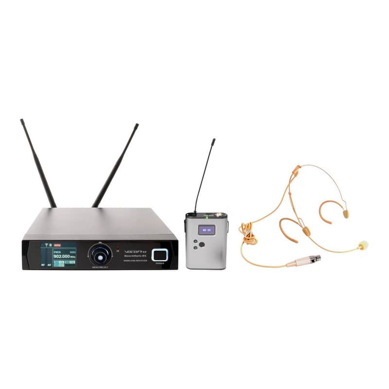 VocoPro Benchmark-BCA True Diversity PPL Wireless Bodypack Microphone System with Headset Microphone image 1