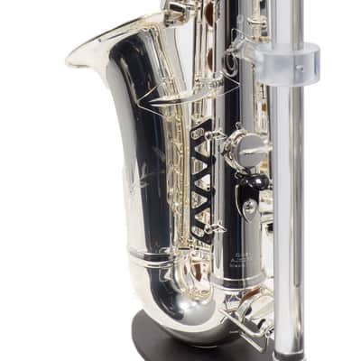 C.G. Conn Model CAS411S Alto Saxophone in Silver Plate SN AJ00324042 EXCELLENT image 15