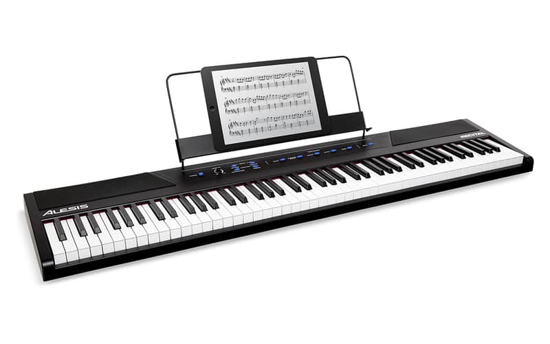Alesis Recital 88-Key Digital Piano 2010s - Black image 1