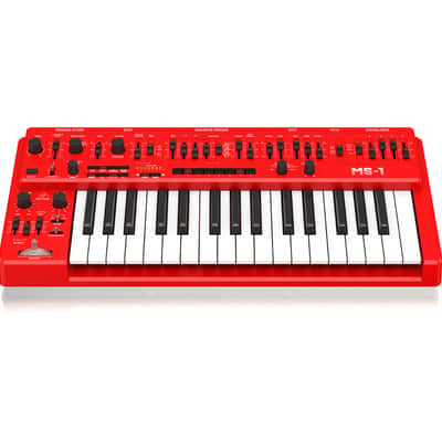 Behringer MS-1 / MS-101 Analog Synthesizer 2019 - Present - Red image 2