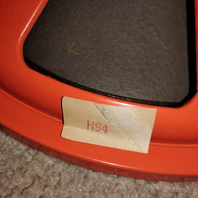 Vintage JBL Fender D130F 15", 8ohm, Speaker, Orange Basket and Label image 7