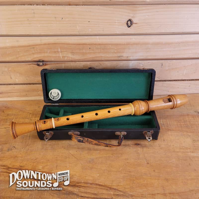 Moeck Maple Alto Recorder with Hard Case image 1