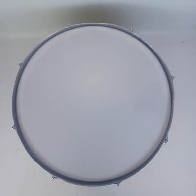 Leedy 8x14"June48 WMP 3Ply Maple/Chrome-Brass Broadway Snare Drum White Marine P image 11