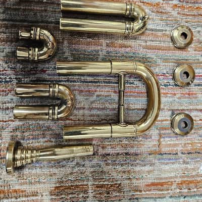 Bb trumpet with emblem of British Royal Artillery image 22
