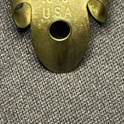 Set of 6 Vintage Dunlop Pat. Pend. Metal Fingerpicks 1940s-50s - Nickel image 6