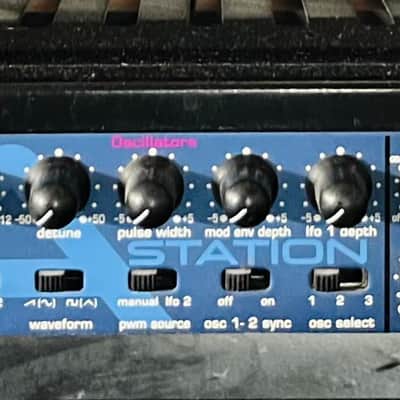 Novation A Station 8-Voice Rackmount Synthesizer 2001 - Blue
