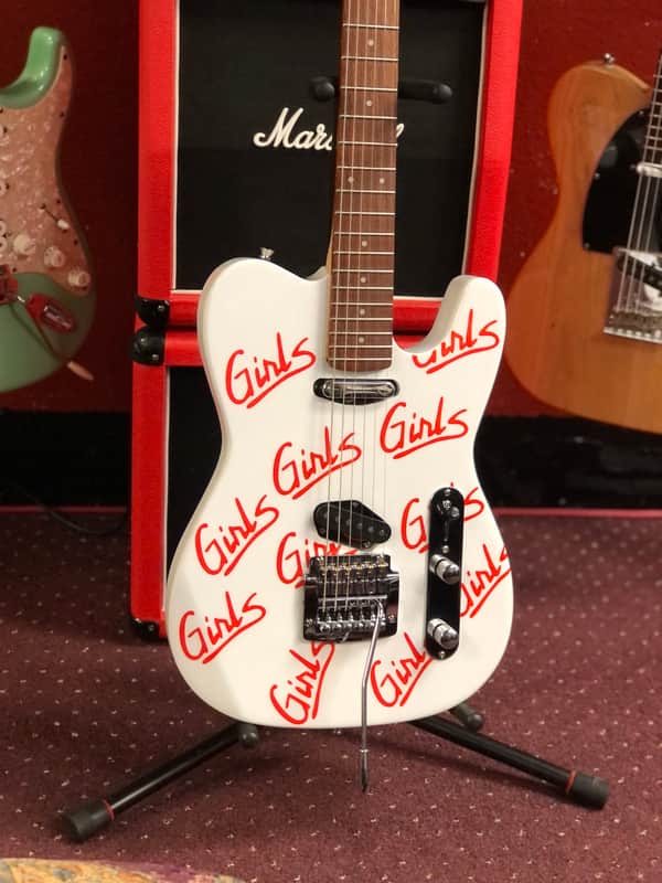 Kramer Baretta Special,  Motley Crue "Girls, Girls, Girls" Guitar White & Red image 1