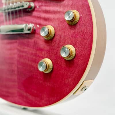 Gibson Les Paul Standard '60s Custom Color Figured Top, Translucent Fuchsia, w/case image 2