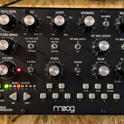 Moog Mother-32 Tabletop / Eurorack Semi-Modular Synthesizer 2015 - Present - Black image 2