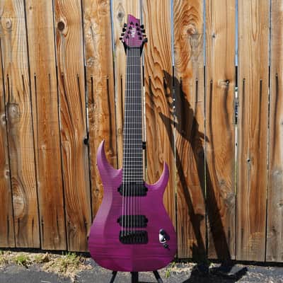 Schecter DIAMOND SERIES John Browne Tao-8 - Satin Trans Purple 8-String Electric Guitar image 2