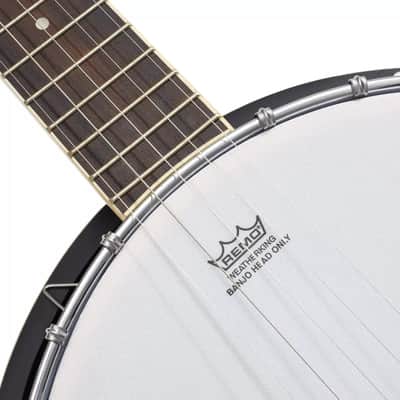 5-String Banjo - Full Size with Closed Back, Mahogany Resonator, and Geared 5th Tuner image 3