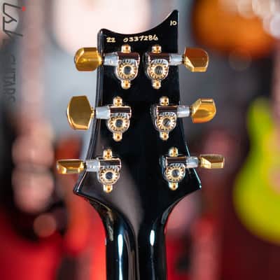 PRS Custom 24 10 Top Purple Iris w/ Black Burst & Back image 8