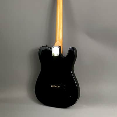 LEFTY! Vintage 1987 Fender MIJ 70s Reissue Telecaster Relic Custom Color Black Tele FujiGen Collector Series CTL50L HSC image 7