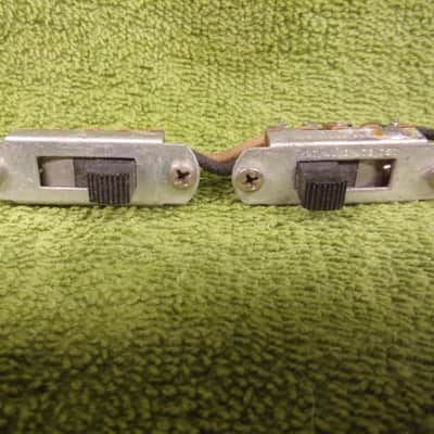 REVISED: PROJECT: Fender Jazzmaster or Jaguar switches, early 1960's, silver, Cipollina image 1
