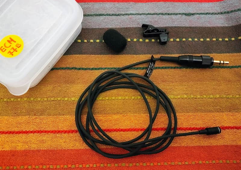 Sony ECM-77B Lavalier Microphone for Sony UWP UTX Transmitters 3.5 mm Jack, Excellent condition image 1