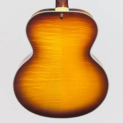 D'Angelico Excel Style B Hollow-body Archtop Electric Guitar - Dark Iced Tea Burst image 4