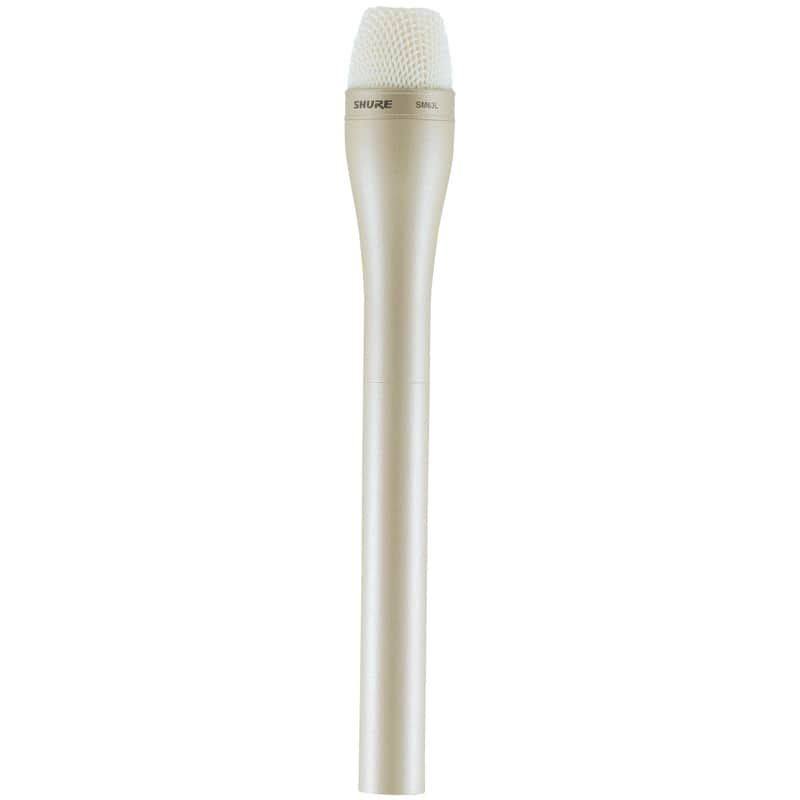 Shure SM63L Omnidirectional Dynamic Handheld Mic with Extended Handle image 1
