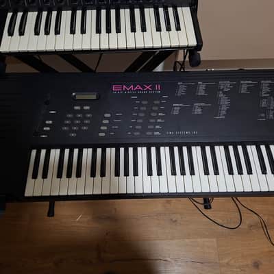 E-MU Systems Emax II 61-Key 16-Voice Sampler Workstation 1989 - Black image 4