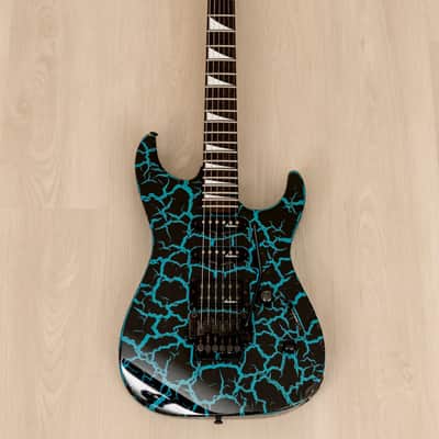 1980s Charvel by Jackson Dinky Custom DK-085-SSH Blue Crackle