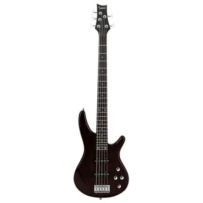 🎸5 String Glarry "EyeBuzz" S Style Electric Bass Guitar +Rosewood Fretboard Soft +Case/Gig Bag +Strap+Cable +Pick!🎸 image 6