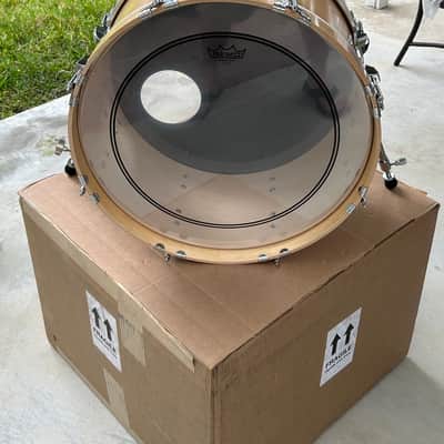Travel Bass Drum 12" x 20" Travel Bass Drum Maple Finish image 5