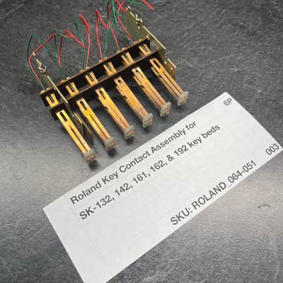 ORIGINAL Roland 6P Key Contact Assembly (064-051) for Jupiter-4, System-100/700, SH-1/2/3/3A/5/7, RS-505, VP-330, Promars, etc