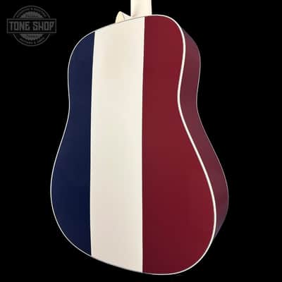 Martin Custom Shop Dread Red/White/Blue Sitka/EIR w/case 2868625 image 7