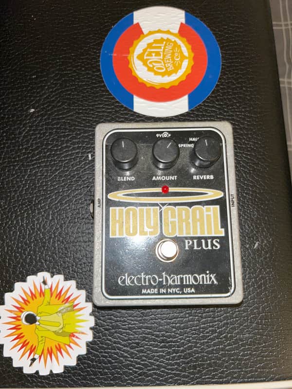 Electro-Harmonix Holy Grail Plus Reverb 2008 - 2022 - Black / Gold / Grey image 1