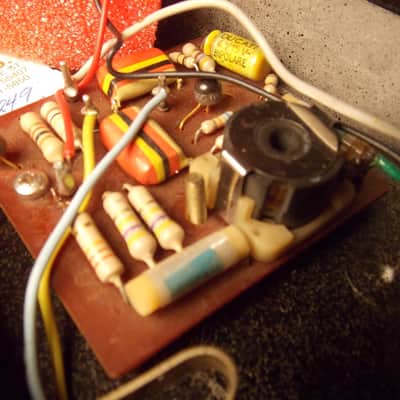1967 Vox Clyde McCoy Script Wah Pedal with Original ICAR Pot,bag SOUNDS PERFECT! image 16