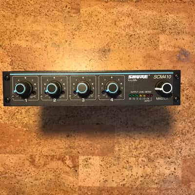 Shure SCM410 4-Channel Rack-Mountable Automatic Mic Mixer
