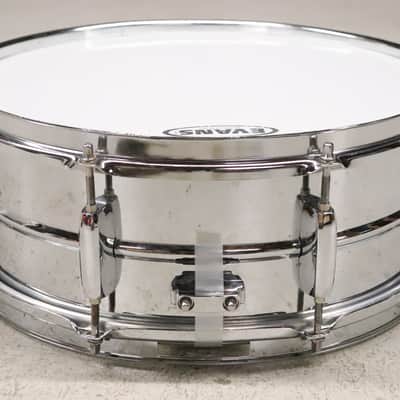 Pearl 5.5x14" Chrome 8 Lug Steel Shell Snare Drum image 6
