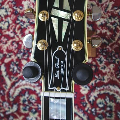 Gibson Custom Shop Historic 1954 Les Paul Custom 2002 - Ebony with Gold Hardware image 4