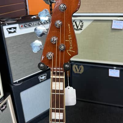 Fender acoustic Bass "Kingman" shaded edge burst finish with soft case image 5