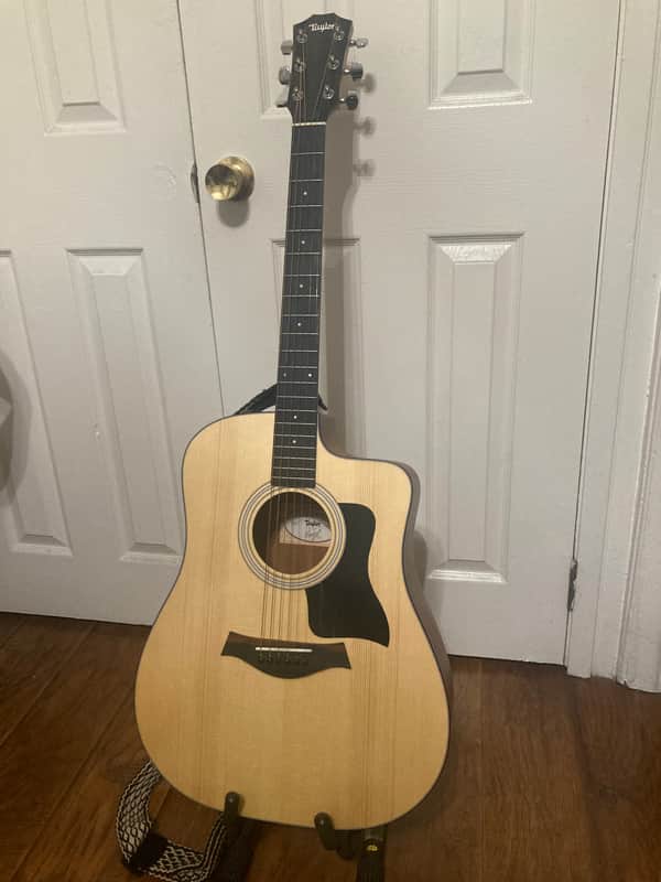 Taylor 110ce Acoustic-Electric Guitar - Natural Sapele image 1