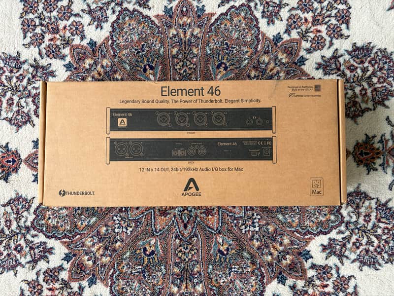 Apogee Element 46 Thunderbolt Audio Interface 2010s - Black image 1