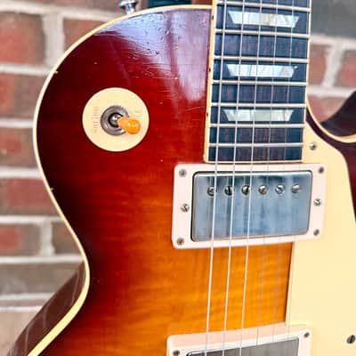 Gibson Custom 1959 Les Paul Reissue Electric Guitar - Murphy Lab Heavy Aged Slow Iced Tea Fade image 7