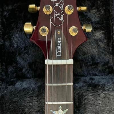 PRS Custom 24 10-Top 2023 Fire Smoke-burst image 2