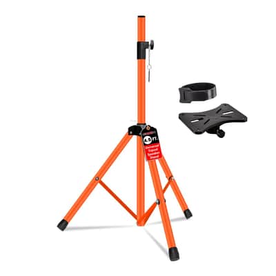 5 Core Speaker Stand Height Adjustable 54" Heavy Duty PA DJ Tripod Studio Monitor Stands image 2