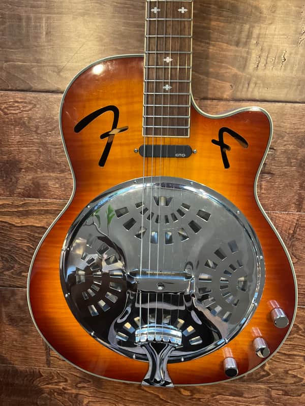 Fender FR-50 Resonator Acoustic Guitar Sunburst | Reverb
