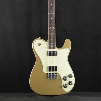 Mint Fender Chris Shiflett Telecaster Deluxe Shoreline Gold image 9