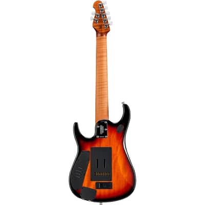 Ernie Ball Music Man JP15 7 7-String Flamed Maple Top Electric Guitar Regular Tiger Eye image 4